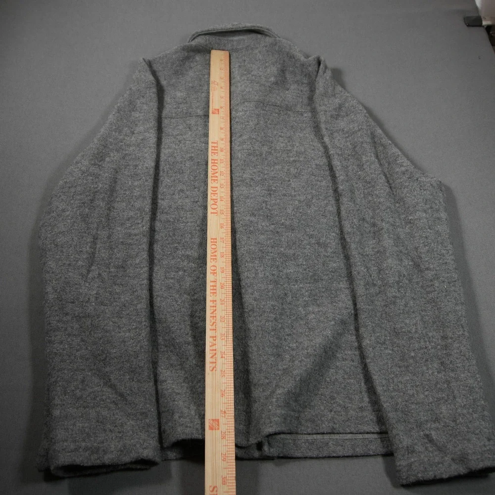 Banana Republic Boucle Wool Rayon Men Shirt Jacket L Overshirt Lightweight Cabin